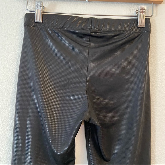Aqua Full Length Shimmer Leggings Black Size XS - Picture 5 of 6
